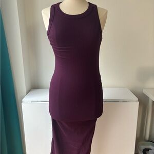 Michael Stars Deep Purple Sleeveless Maxi Dress